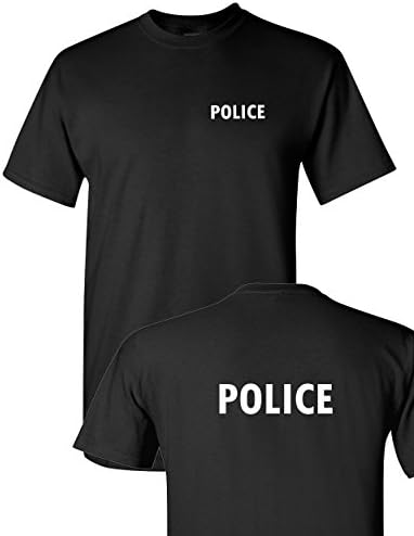 Tee Plaza - Official Guard Event Uniform White logo t-shirt POLICE -2XL