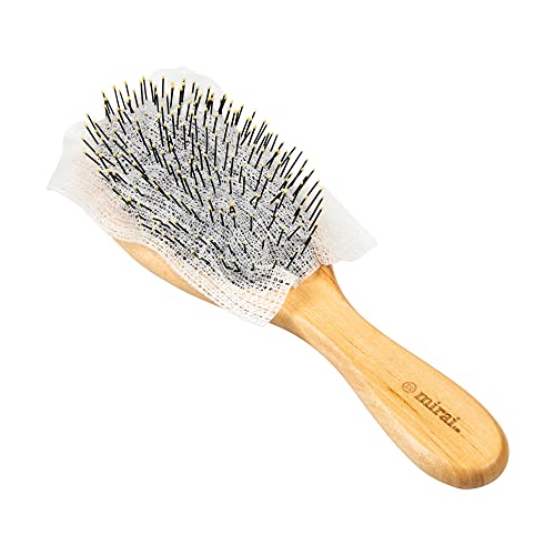 Mirai Clinical Wooden Bamboo Hairbrush For Women Detangling Hair