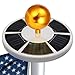 FORUP 26 LED Solar Flag Pole Light, Solar Flagpole Downlight for Most 15 to 25 Ft Flag Pole (White)