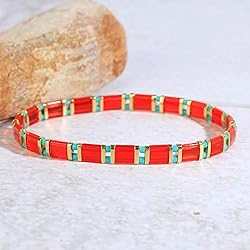 KELITCH Tila Beaded Bracelet for Women Simple