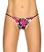 Laura Women's Seamless Thong Abstract Prints Adjustable Sides