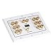 Speaker Wall Plate, MACTIS 7.1 Surround Sound Gold Plated Copper Banana Binding Post Coupler Home Theater Wall Plate for 7 Speakers, 1 RCA Jack for Subwoofer & 1 HDMI Port