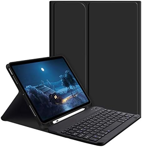 GOOJODOQ Coque Clavier pour iPad Air 4 2020 10.9 Etui Housse en TPU Souple avec Porte Crayon, Clavier Bluetooth sans Fil Détachable Magnétiquement - Bestbluetooth.fr GOOJODOQ Coque Clavier pour iPad Air 4 2020 10.9 Etui Housse en TPU Souple avec Porte Crayon, Clavier Bluetooth sans Fil Détachable Magnétiquement