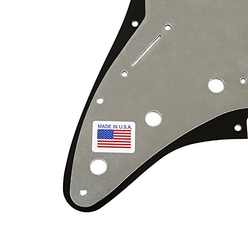 D'Andrea Strat Pickguards for Electric Guitar, Silver Sparkle