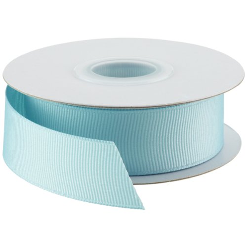 Grosgrain Ribbon - 46 Meters / 50 Yards Rolls for Gifts Wrap Sew Party Decorations Events Wedding Christmas Crafts Bows DIY Bouquets Cake Double Sided Many Colours (20mm,Light Blue)