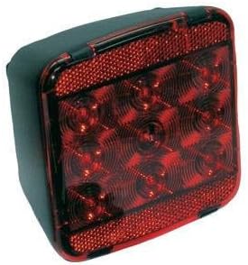 Peterson Mfg V840 Trailer Light - Red - Rectangular