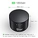 Echo Dot Battery,Itian Portable Power Bank Charger 10000mAh K12 for 2nd Gen Echo Dot and Android Apple Devices-Black