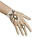 HiSummit Victorian Girls Steampunk Bracelet Wrist Cosplay Party Lace Bracelet Glove