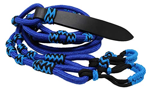 Challenger Tack Horse Western Braided Nylon Romel Romal Rommel Reins Popper 607219
