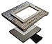 Spiretro 4x6 inch Sentiments Memorial Family Picture Frame - Engraved Linen Wrapped Wood Frame - Plexiglass - Metallic Silver & Rustic Grey - Tabletop Display and Wall Hang Decor