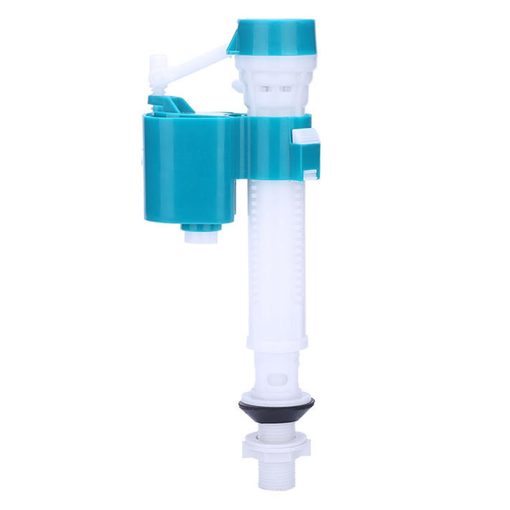 Toilet Cistern Bottom Entry Inlet Flush Valve Bottom Siphon Fill Float Universal Adjustable Fill Valve for Home Hotel