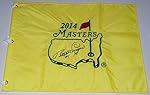 Bernhard Langer Signed Autographed Auto Masters Pin Flag w/85 & 93 - Augusta National