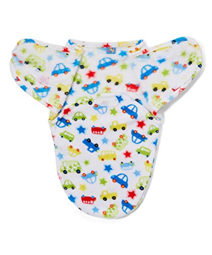 Sweet & Soft Baby Boys & Girls Micro Fleece Sleep Swaddler (Cars)