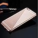 IPhone 6 Case,IPhone 6S Case,DDLBiz Clear Crystal Rubber Plating TPU Soft Case Cover for iPhone 6/6S (Rose Gold)