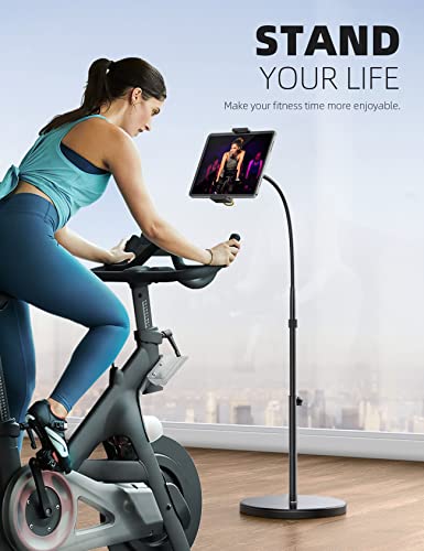 BluuSuuk Tablet Floor Stand With Adjustable Foldable Tablet Arm, Tablet Holder For IPad IPhone