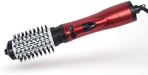 HairDay Care Hot Air Brush - 2-in-1 Hair Styling & Drying Brush with Automatic Rotation - 3 Heat Controls & 2 Accessories for Fast Drying & Perfect Styling (Please expect a 5 Minute Safety Stop)