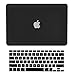 TOP CASE 2-in-1 Rubberized Hard Case Cover and Keyboard Cover Compatible with Apple MacBook White Unibody 13