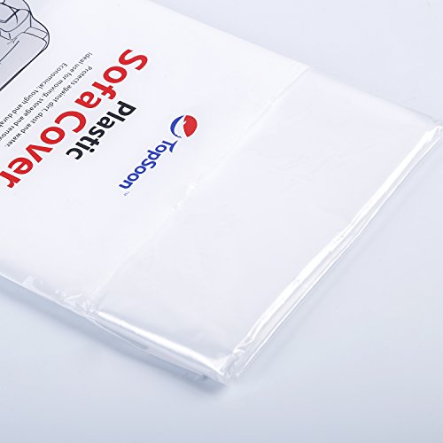 TopSoon-Plastic-Couch-Cover-for-Storage-Dust-Proof-Plastic-Sofa-Cover-Waterproof-Patio-Furniture-Cover-134-Inch-Wide-by-46-Inch-Height