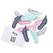 Baby Love Home Silicone Teether 10pcs Mix Color Nursing Accessories DIY Necklace Baby Teething Gift BPA Free Silicone Feather Beads