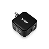 TROND G2U 4.8A 24W Dual USB Travel Wall Charger with Smart Charging and Foldable Plug, for Apple iPhone iPad, HTC Nexus Moto Blackberry, Bluetooth Speaker Headset & Power Bank (Black)
