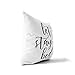 Anna Flora | Let’s Stay In Bed Pillow Cover | Home Décor | Bedding Décor | Simple Quotes Pillow Cover | Love Pillowcase | Wedding Gift | Couple Gift | Love Quotes