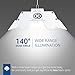 Hyperikon Linkable LED Shop Light 4FT Double Tube 40W (100W Eq) 4000K, 4000Lm, Frosted Cover, Energy Star & DLC, Linkable Integrated Double Fixture For Workshop Garage Basement - 1 Pack