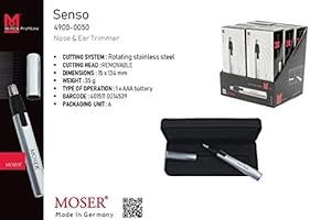 moser senso nose and ear trimmer