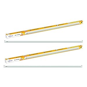 wipro Polycarbonate Garnet 20-Watt Slim LED Batten (White) – Pack of 2