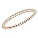 Swarovski Dextera Bangle, Clear Crystal, Rose gold-tone Finish