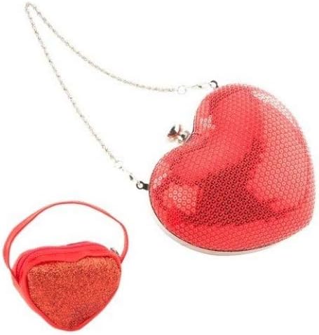 Our Generation Me and You Handbag - Red Sequin Evening Bag