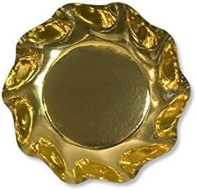 Sophistiplate Brilliant Metallic Gold Paper Appetizer/Dessert Bowls (Pack of 20) Fancy Disposable Dinnerware for Holidays, Parties, Showers, Weddings, Birthday, Anniversaries and Special Occasions