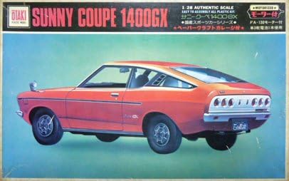 Amazon オオタキ 1 28 日産 サニー クーペ 1400gx プラモデル 通販