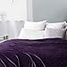 Bedsure Purple Fleece Blankets King Size - Bed Blanket Soft Lightweight Plush Cozy Fuzzy Luxury Microfiber, 108x90 inches