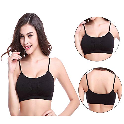 Sports-Style-Bra-Comfort-Bra-Seamless-Women-Lady-Athletic-Solid-Wrap-Chest-Strap-Vest-Tops-Bra