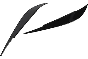Tbest Headlight Eyebrow Trim Colorfast Rugged Stylish Protective Eyelids Cover For 4 Series F32 F33 F36 Made Of ABS Plastic 1