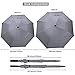 G4Free 68 Inch Automatic Open Golf Umbrella Double Canopy Extra Large Oversize Windproof Waterproof Stick Umbrellas(Grey)