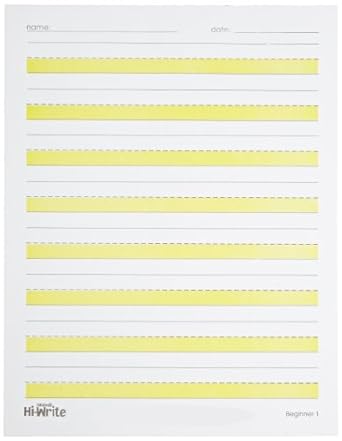 Hi write paper printable picture