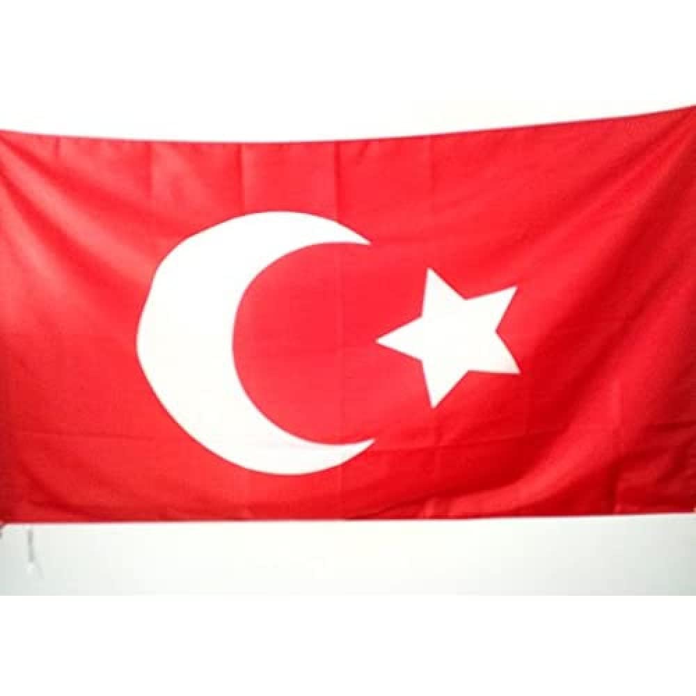 AZ FLAG - Ottoman Empire Flag - 3x5 Ft - Turkish Empire Banner with Sleeve - 100% Polyester - Fade Resistant - Vivid Colors - 3' x 5' Feet - 150x90 Cm
