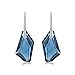 OSIANA- Lucky Stone Hook Dangle Earrings Made With Swarovski Crystals Montana …