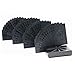 Black Playing Cards - Table Games Tools Waterproof Magic Diamond Laser Pattern Matte Poker Card 54pcs/Set