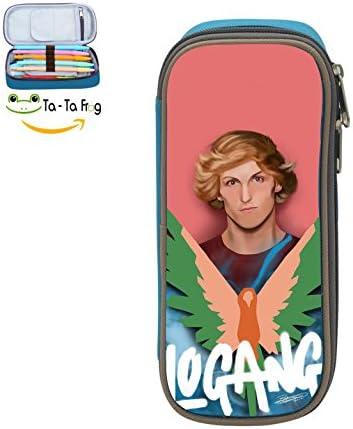 PINGPING88 Logan Paul Pencil Case Bag Storage Organizer Student Box Blue