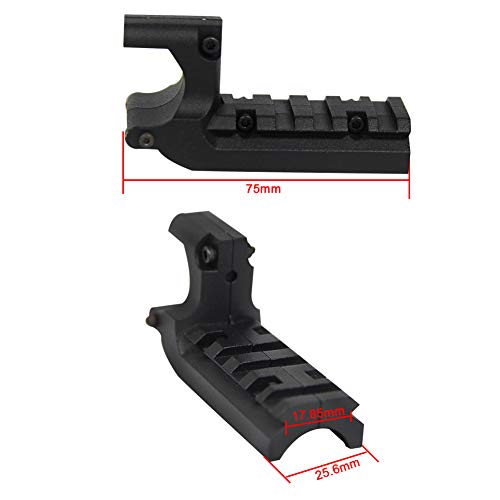 Bumlon Picatinny Rail Metal Lighting Flashlight Mount for 1911 Pistol Accessory Rail Adapter Mad