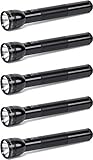 Maglite LED 3-Cell D Flashlight, Black 5 Pack