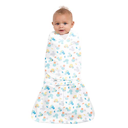 HALO Disney 100 Cotton Sleepsack Swaddle, 3Way Adjustable Wearable