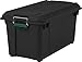 Remington 21 Gallon Loackable WEATHERTIGHT Storage Totes with Lids, Heavy-Duty Durable Stackable Containers, Green Lid, Large Garage Organizing Bins, Rugged Sturdy Equipment Utility Tool Box