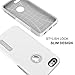 iPhone 6S Case, TOTU [Candy Series] Dual Layer Soft-interior Shock-Absorbing TPU Cases Anti-Scratch for iPhone 6/6S 2015 -White / Gray
