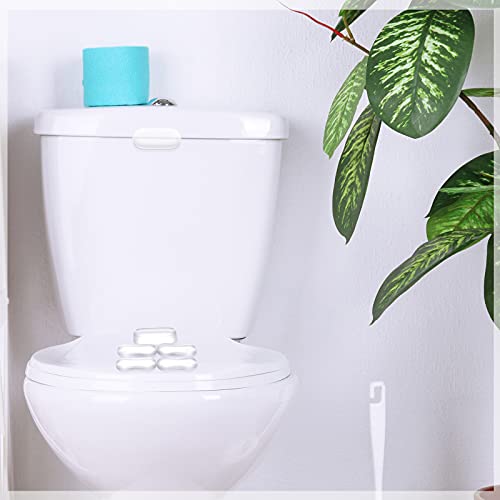 20 Pieces Toilet Seat Bidet Replacement Kit Quiet Soft, Silicone Rubber