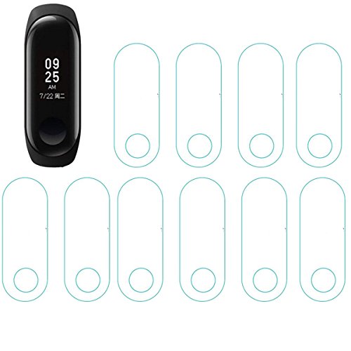 Nano Screen Protector Compatible Xiaomi Mi Band 3 Bracelet, 10PCS Waterproof Screen Protector Wristband Accessories Smart Watch Screen Matte Film Explosion-Proof Film