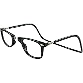 Clic Magnetic Reading Glasses for Men or Women, Computer Readers, Ashbury (M-XL)