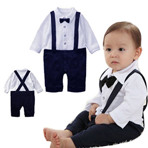 Buy Baby Boy Wedding Christening Formal Bow Smart Suit Outfit Tuxedo